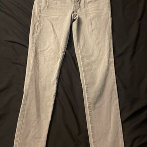 Gray supper stretch jegging